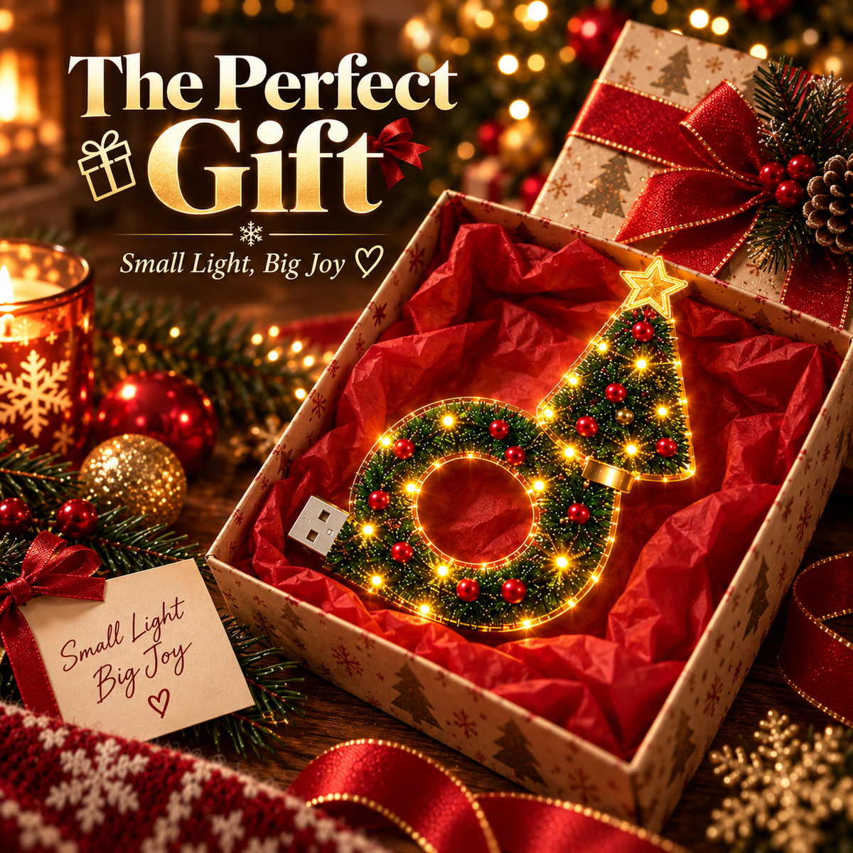 🔥Plug-&-Play HD Christmas Projector – 6 Festive Scenes