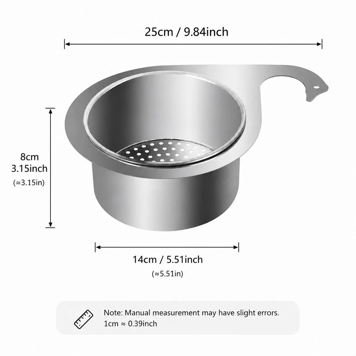 BUY 1 GET 1 FREE💧🦢Stainless Steel Swan Sink Strainer Basket