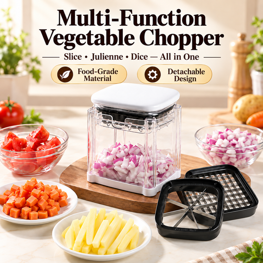 🥔Press Chopper Multi Functional Food Chopper Slice