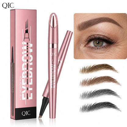 🖌️ Waterproof Micro-Fork Brow Pencil – Natural Hair-Like Brows