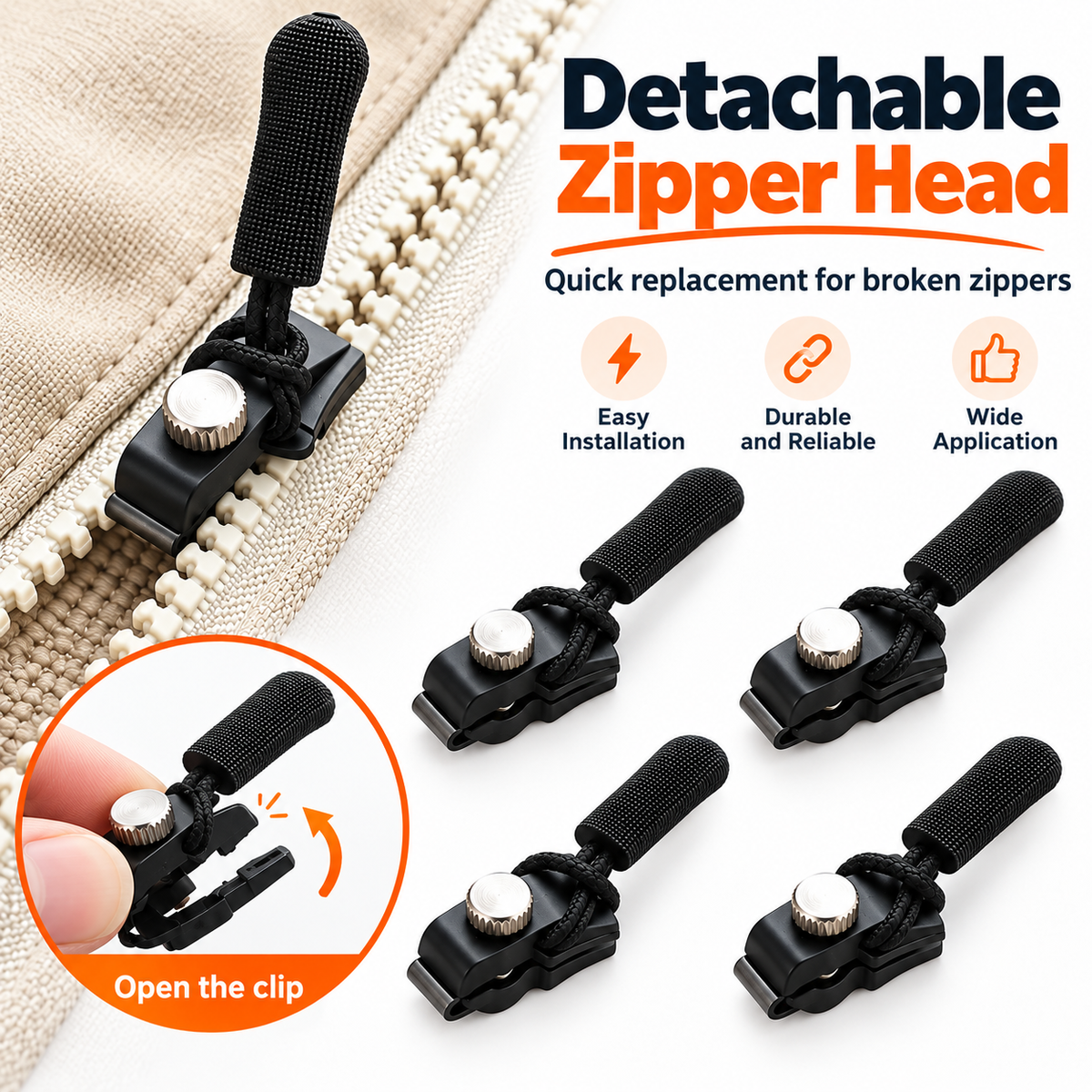 🔥Last Day Sale - 49% OFF🎁Universal Zipper Repair Kit – Fix Broken Zippers in Seconds
