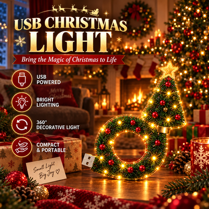 🔥Plug-&-Play HD Christmas Projector – 6 Festive Scenes