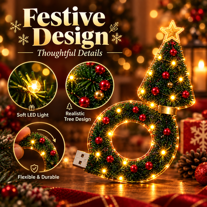 🔥Plug-&-Play HD Christmas Projector – 6 Festive Scenes