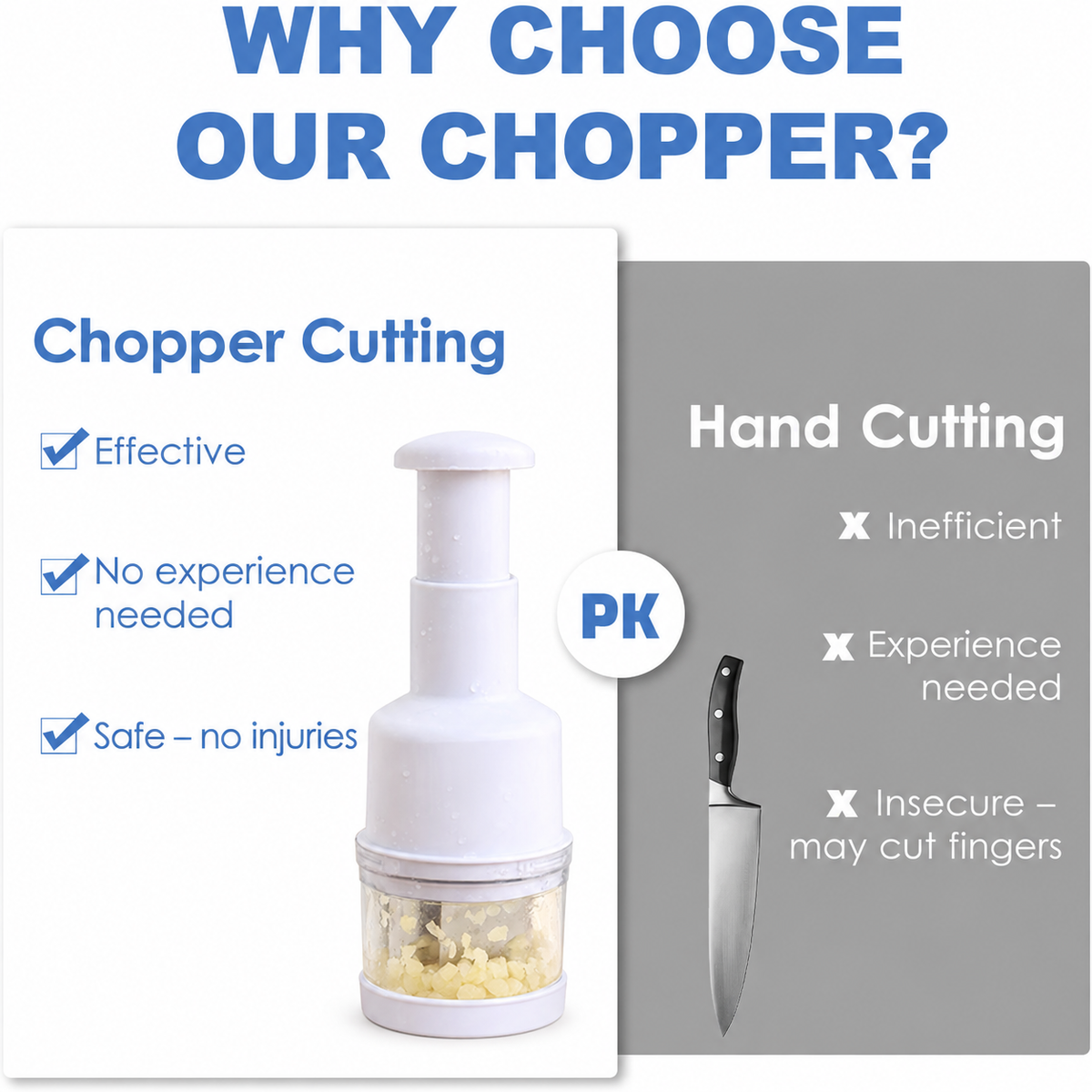 💥Hot Sale 49% Off - Handheld Veggie Chopper