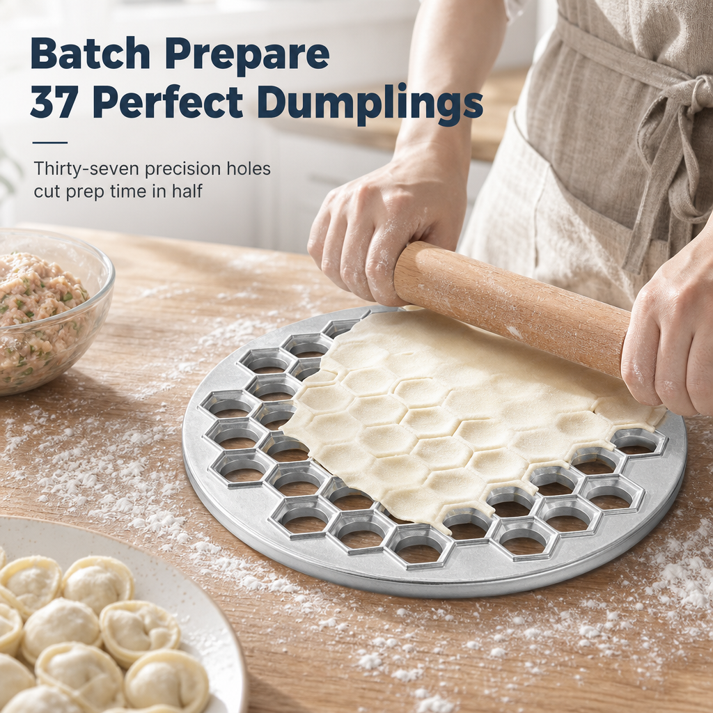 🥟 37‑Hole Dumpling Making Mold