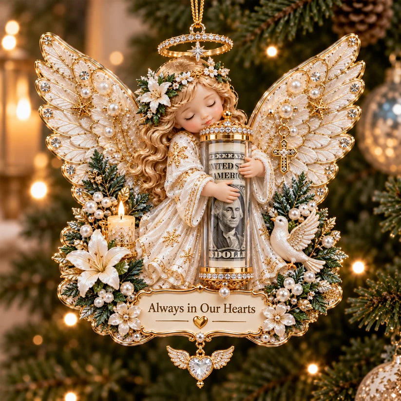 🎄 ✨ Christmas Angel Cash Holder Ornament