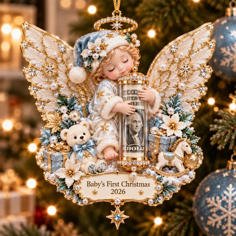 🎄 ✨ Christmas Angel Cash Holder Ornament