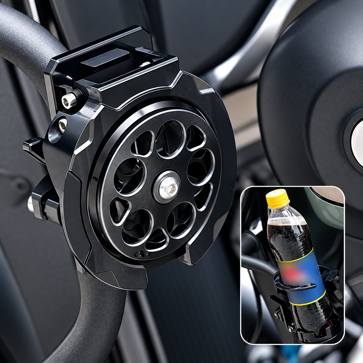 🚴‍♀️ Foldable Cycling Bottle Holder - Universal Fit for Bike Frames