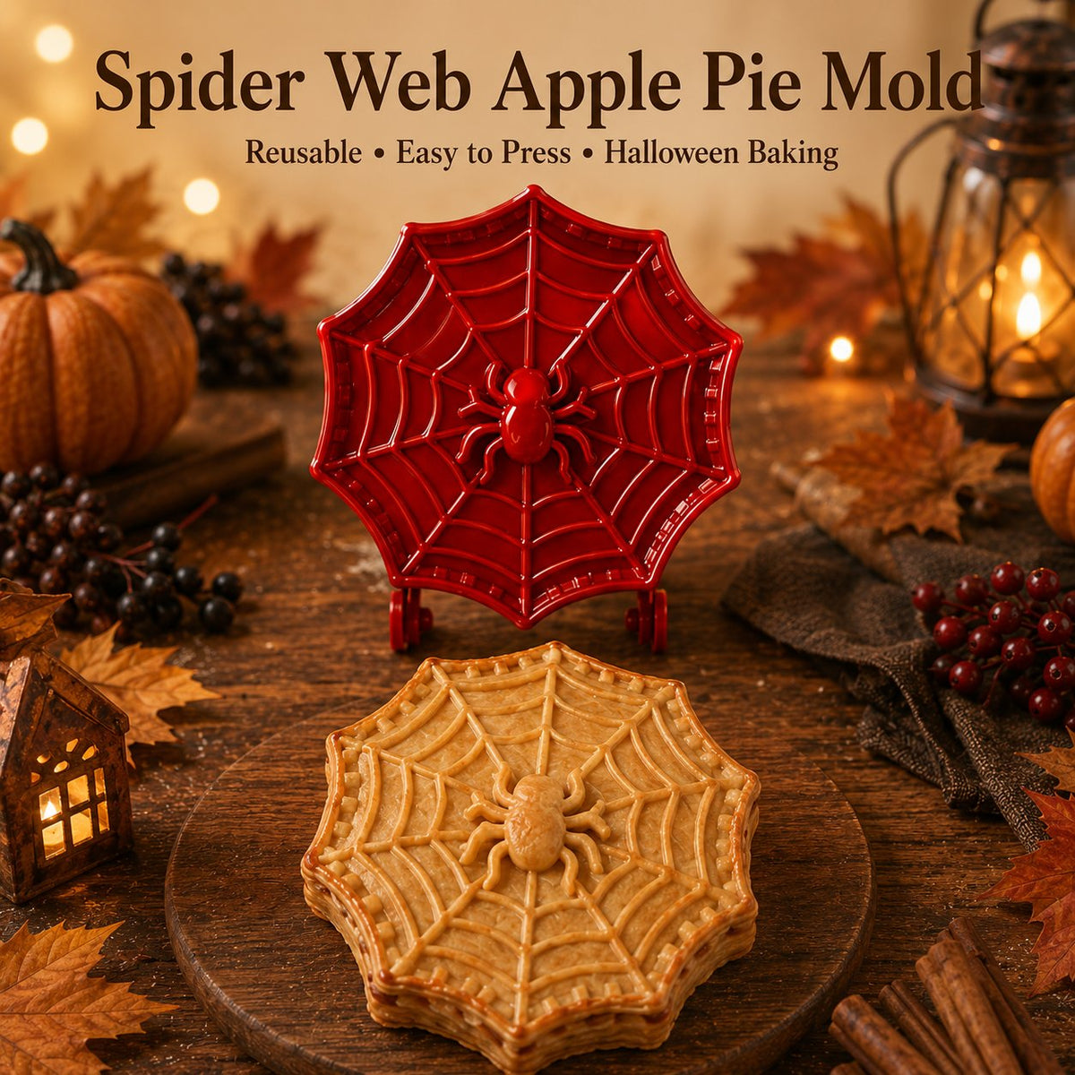 🎃 Halloween Mini Pie Mold Set - 8 Piece Halloween Mini Hand Pie Mold Set