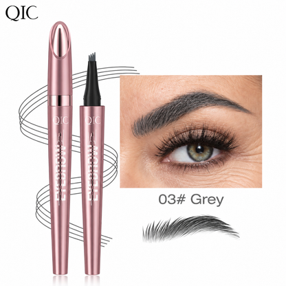🖌️ Waterproof Micro-Fork Brow Pencil – Natural Hair-Like Brows