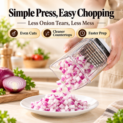🥔Press Chopper Multi Functional Food Chopper Slice