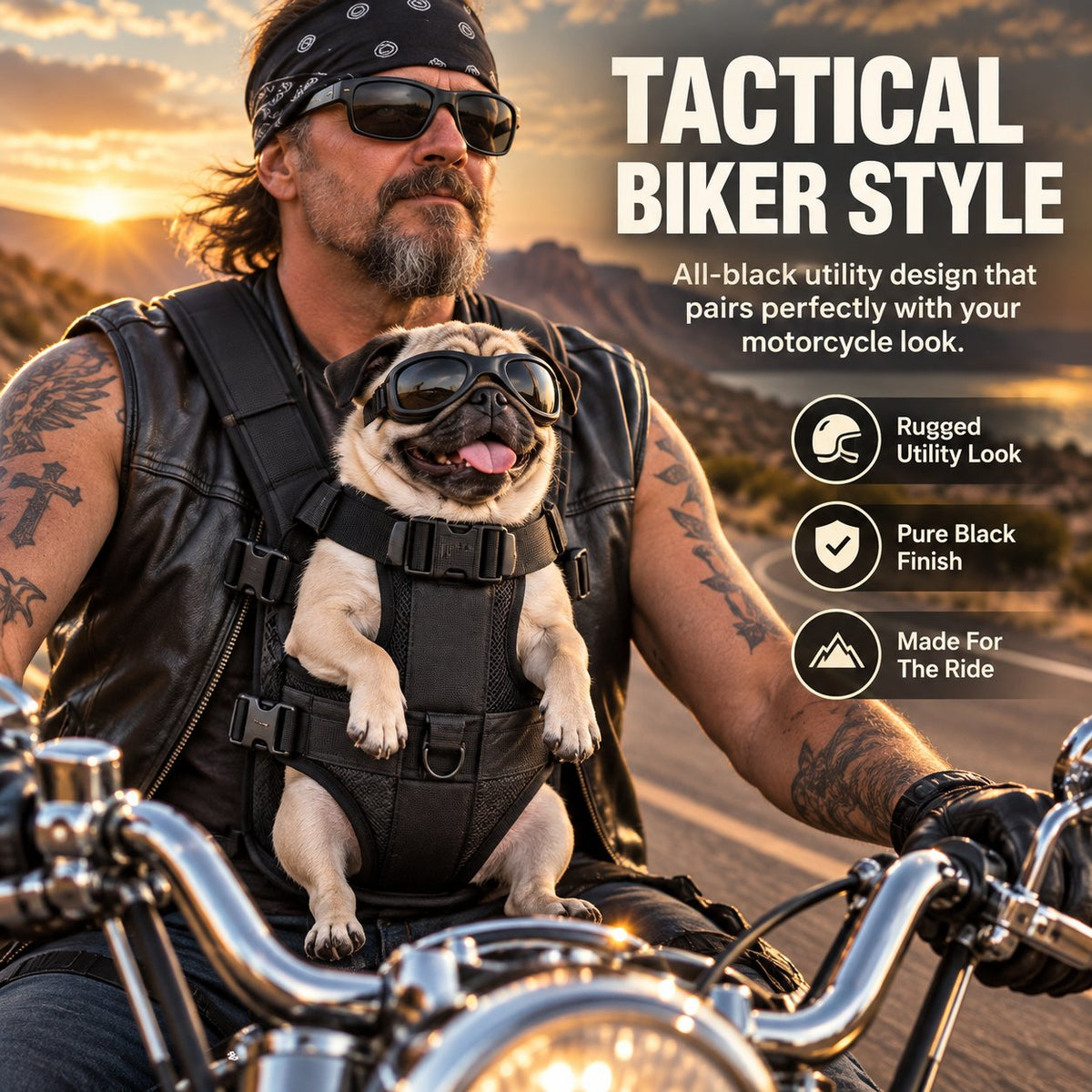 🐶 Pet Front Carrier Backpack – Comfortable Hands-Free Travel for Your Furry Friend
