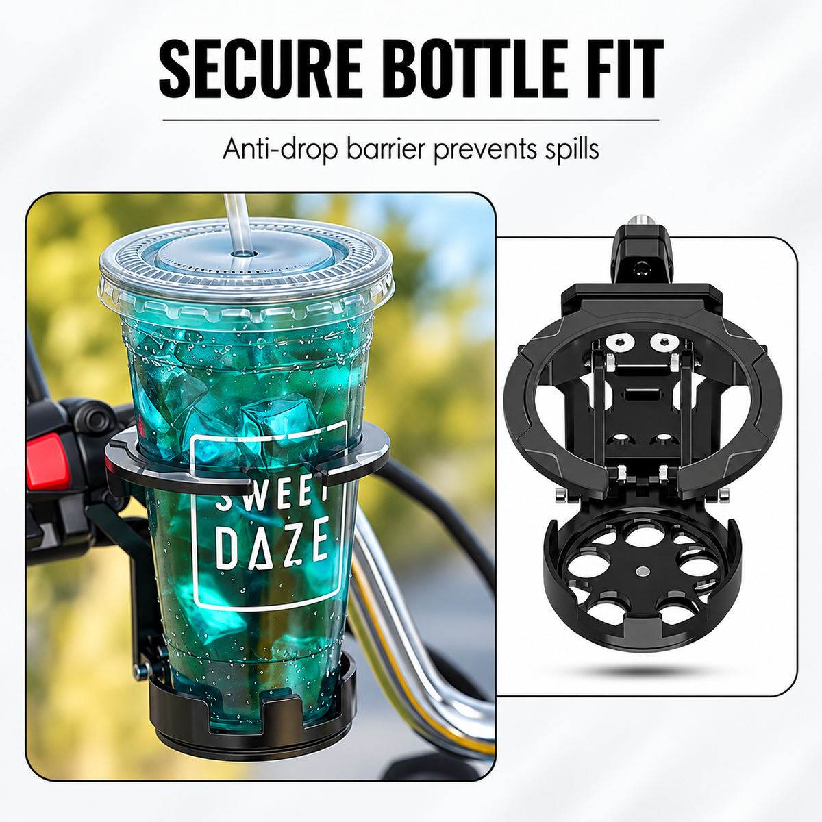 🚴‍♀️ Foldable Cycling Bottle Holder - Universal Fit for Bike Frames