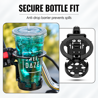 🚴‍♀️ Foldable Cycling Bottle Holder - Universal Fit for Bike Frames