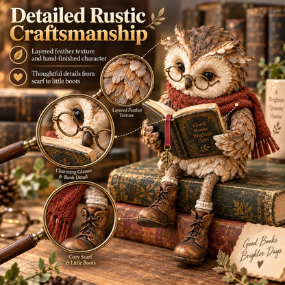 🦉Reading Owl Figurine
