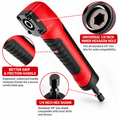 💥Hot Sale 49% Off - Right Angle Drill Adapter