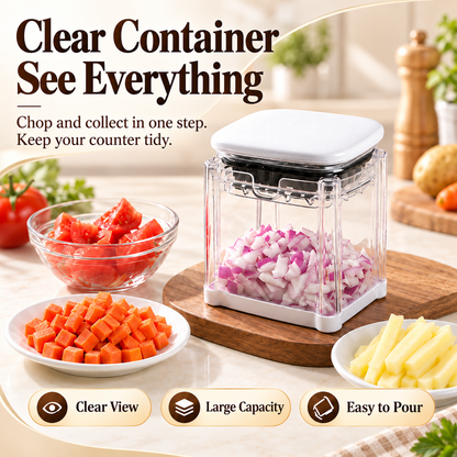 🥔Press Chopper Multi Functional Food Chopper Slice