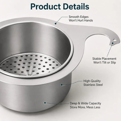 BUY 1 GET 1 FREE💧🦢Stainless Steel Swan Sink Strainer Basket