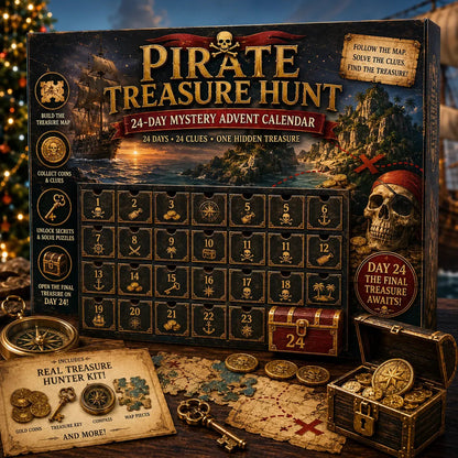 ⏳ Last Day 49% OFF – 🎄24-Day Mystery Adventure Advent Calendar | Interactive Christmas Puzzle Game with 6 Story Themes, Hidden Clues & Hands-On Challenges 🧩