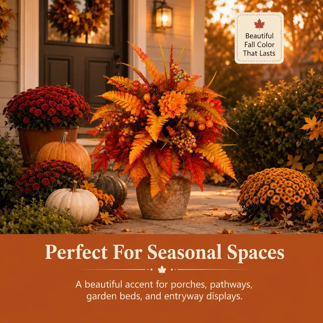 💥Hot Sale 49% Off 🍂 Autumn Harvest Floral Garden Stake Arrangement