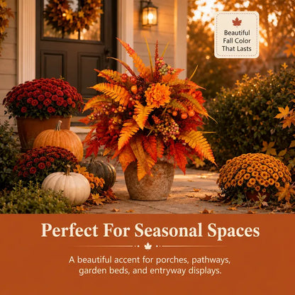 💥Hot Sale 49% Off 🍂 Autumn Harvest Floral Garden Stake Arrangement