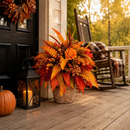 💥Hot Sale 49% Off 🍂 Autumn Harvest Floral Garden Stake Arrangement