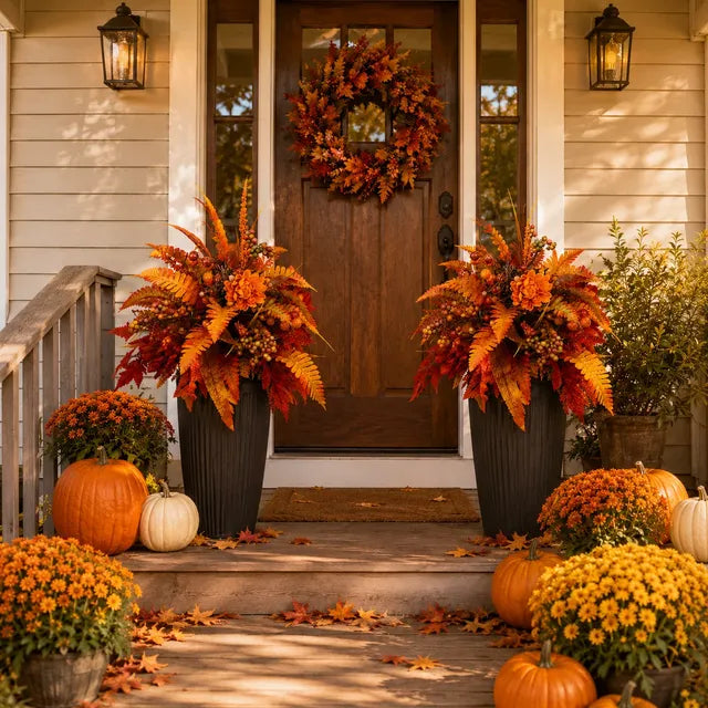 💥Hot Sale 49% Off 🍂 Autumn Harvest Floral Garden Stake Arrangement