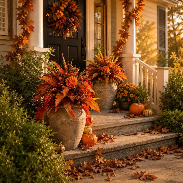 💥Hot Sale 49% Off 🍂 Autumn Harvest Floral Garden Stake Arrangement