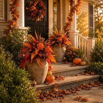 💥Hot Sale 49% Off 🍂 Autumn Harvest Floral Garden Stake Arrangement