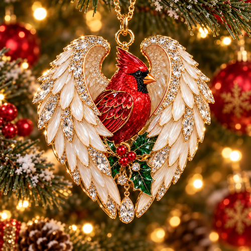 🎅 2026 Christmas Gift 49% Off--Cardinal Christmas Ornament –  Red Bird Holiday Keepsake, Meaningful Memorial Gift for Family & Loved Ones