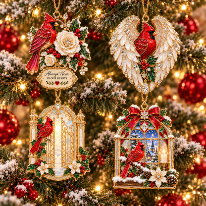 🎅 2026 Christmas Gift 49% Off--Cardinal Christmas Ornament –  Red Bird Holiday Keepsake, Meaningful Memorial Gift for Family & Loved Ones
