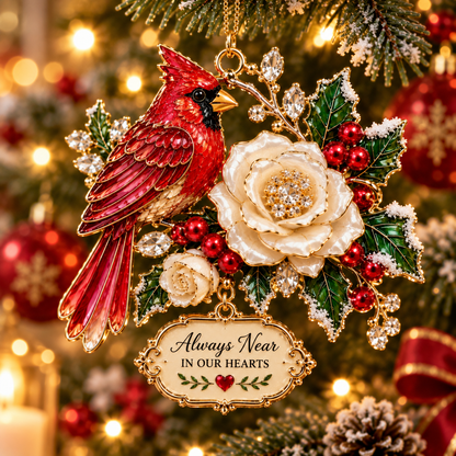 🎅 2026 Christmas Gift 49% Off--Cardinal Christmas Ornament –  Red Bird Holiday Keepsake, Meaningful Memorial Gift for Family & Loved Ones